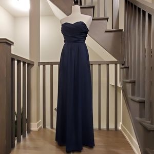 Long strapless gown (xs)